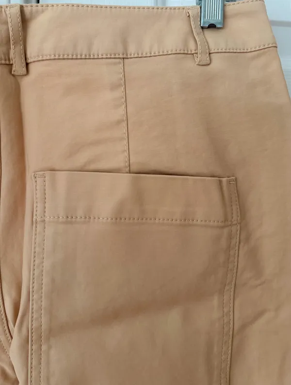 Anthropologie Maeve Curved Cropped Chino Pants, Size 6 - Image 10