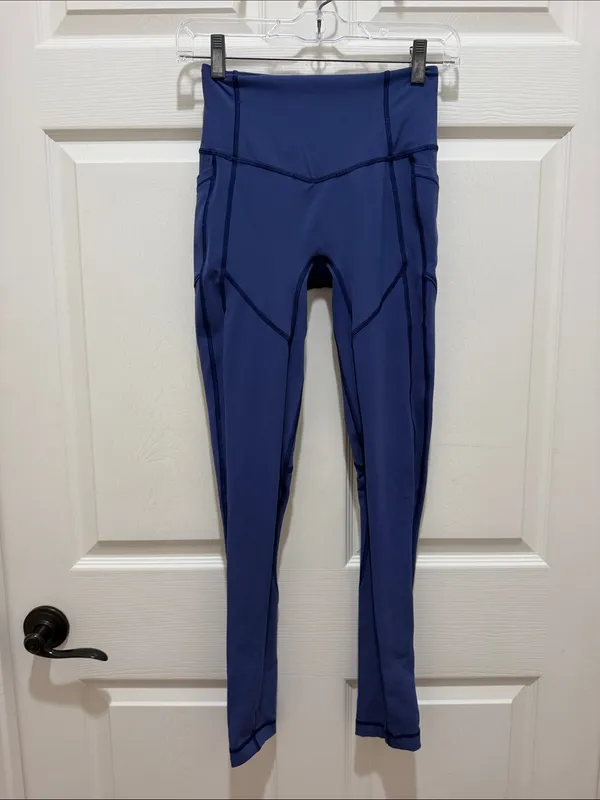 Lululemon All the Right Places Great Gatsby Blue Pants 28in. Size 4 Athleisure - Image 3