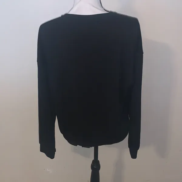 Shein Black Skeleton Graphic Woman’s pullover Sweater - Image 4