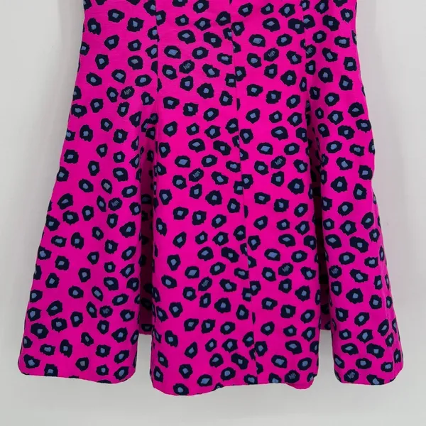 Lilly Pulitzer Clove Dress Size 6 Pink Cheetah Print Sleeveless Preppy Bold - Image 6