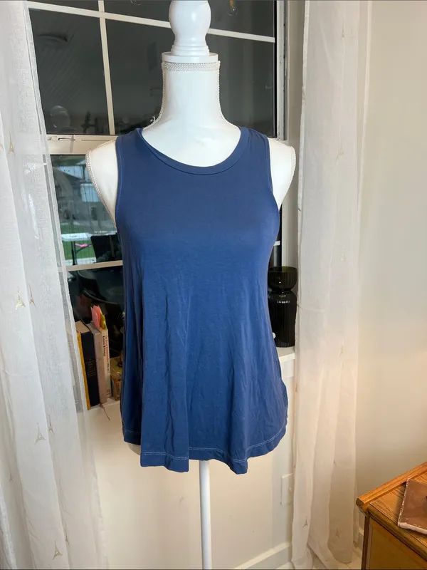 American Eagle Outfitters Navy Blue Soft and sexy tank size small. - Image 2