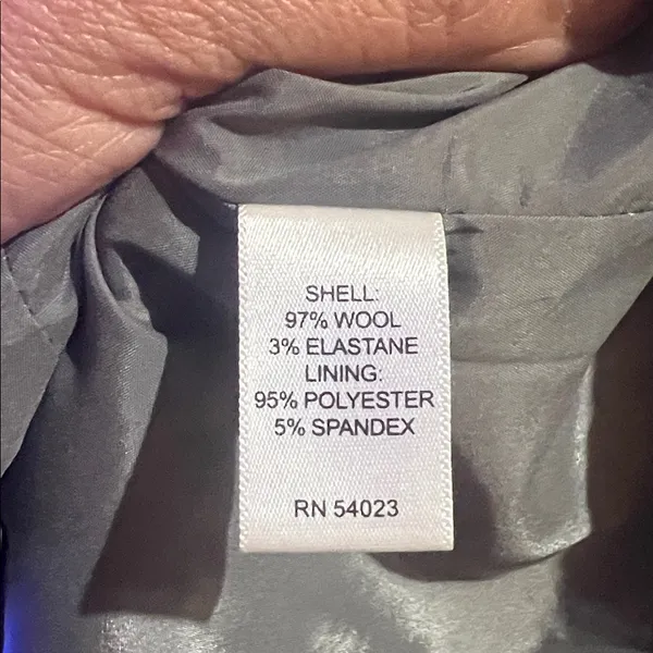 Banana Republic gray sheath dress with square neckline size 14 Wool dress - Image 10