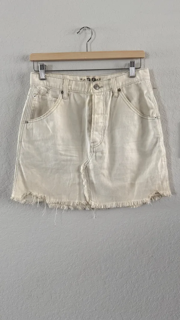 Free People Brea Cutoff Skirt - Image 6