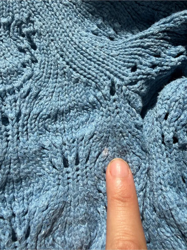 Spell blue bonfire sweater organic cotton knit top - Image 11