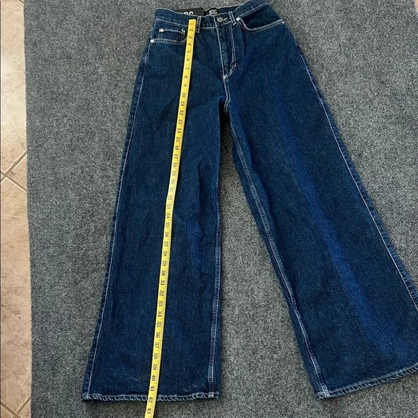 BDG Blue Denim Jeans A-Wide Leg SIZE 28 ( NWT) - Image 6