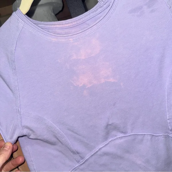 Free People Protagonist Cropped Cap sleeve tee lilac lavender we the free - Image 5