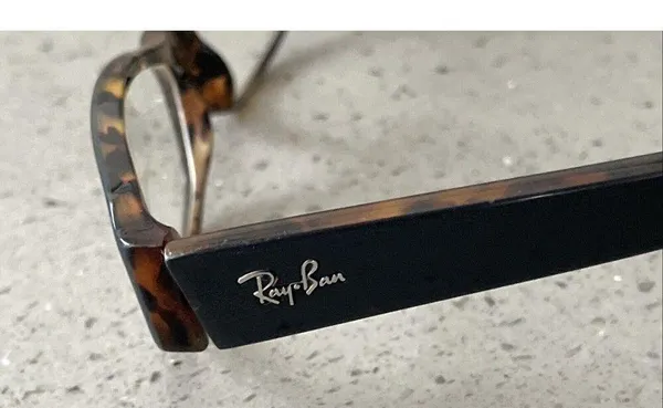 Ray-Ban Eyeglasses Frames ONLY RB5081 2147 Black Tortoise Rectangular 52-16-135 - Image 4