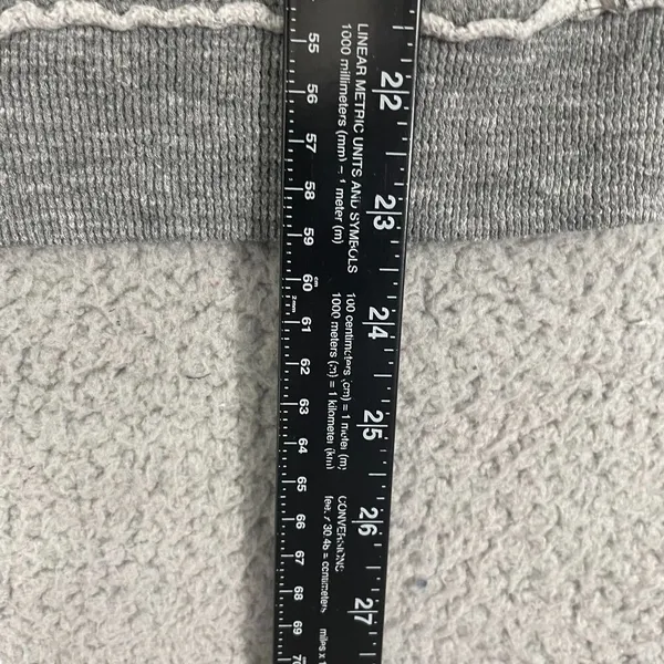 American Eagle Alpine Chalet Hoodie Women XL Gray Y2K Pullover‎ - Image 6