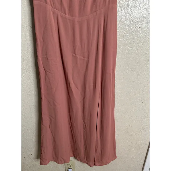 Reformation Twilight Midi Dress in Praline Mauve Pink Womans 8 - Image 6