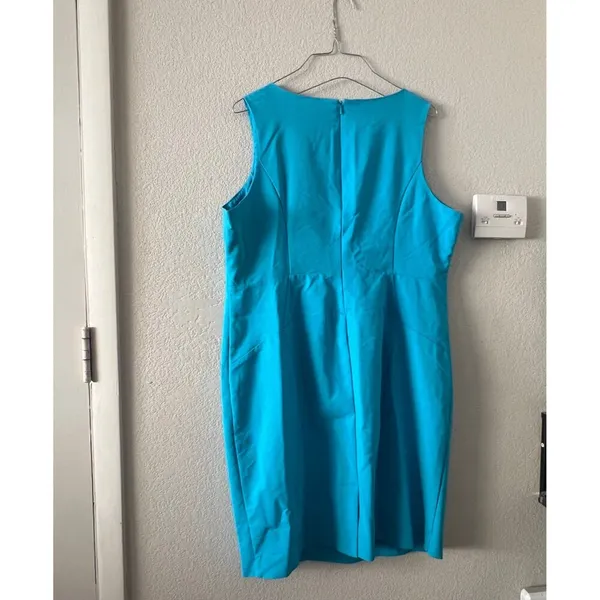 Turquoise teal blue Eloquii plus size dress - Image 4