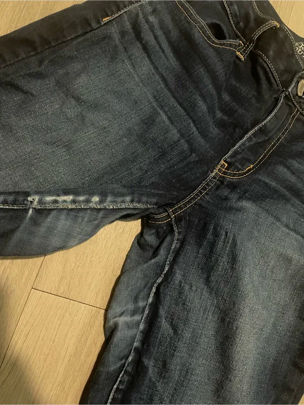 American Eagle Outfitters Dark Blue Skinny Jeans - Image 2