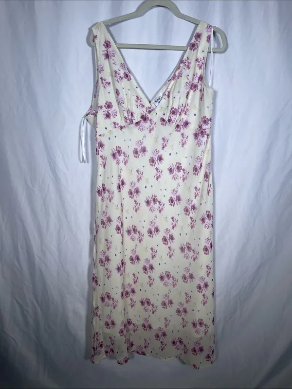 Princess Polly Womens Nellie Floral Purple Midi Dress 16 - Image 2