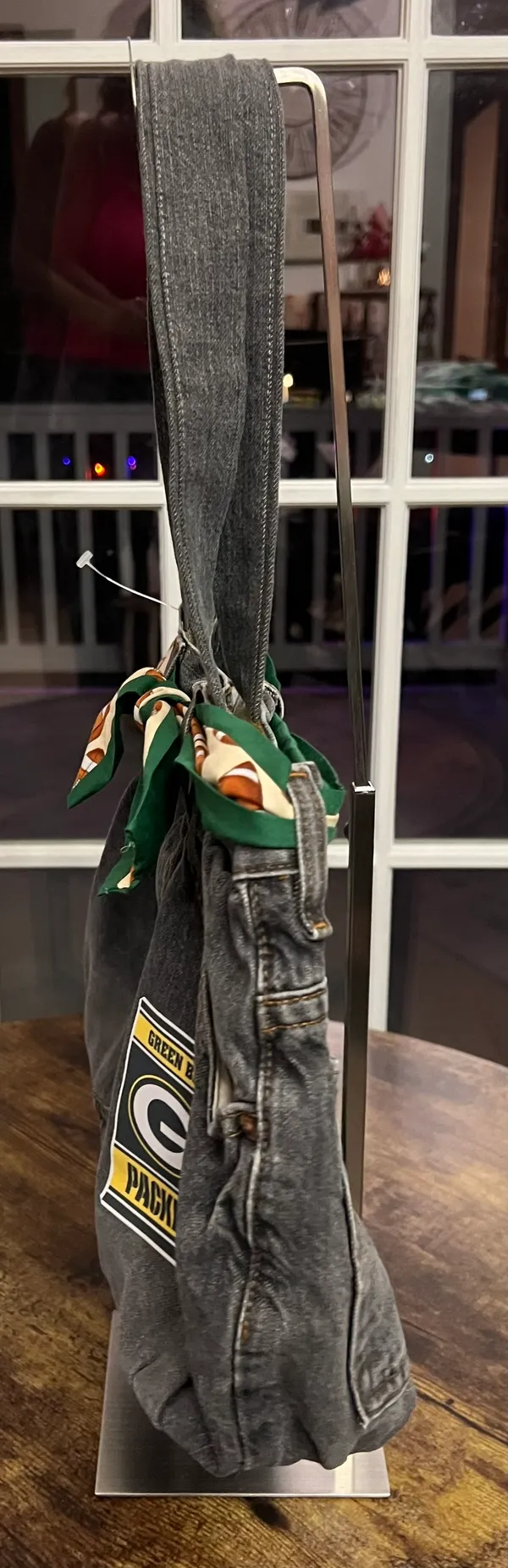 Handmade | Green Bay Packers Denim Purse. - Image 15