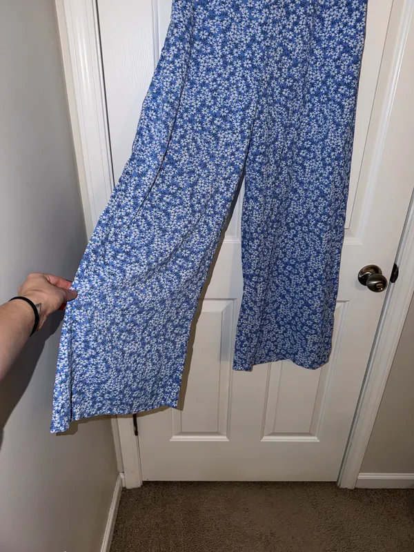 Floral Blue Pants - Image 2