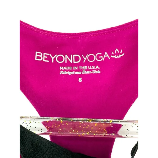 Beyond Yoga Sleek Stripe Raise it Higher Tank Top Wildberry Size Small‎ - Image 3