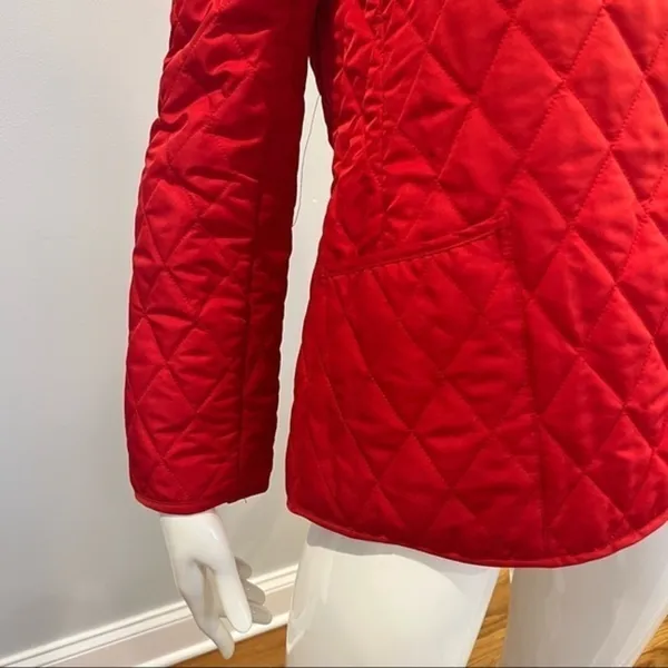 Steve & Barry’s Quilted Jacket in Red - Image 4