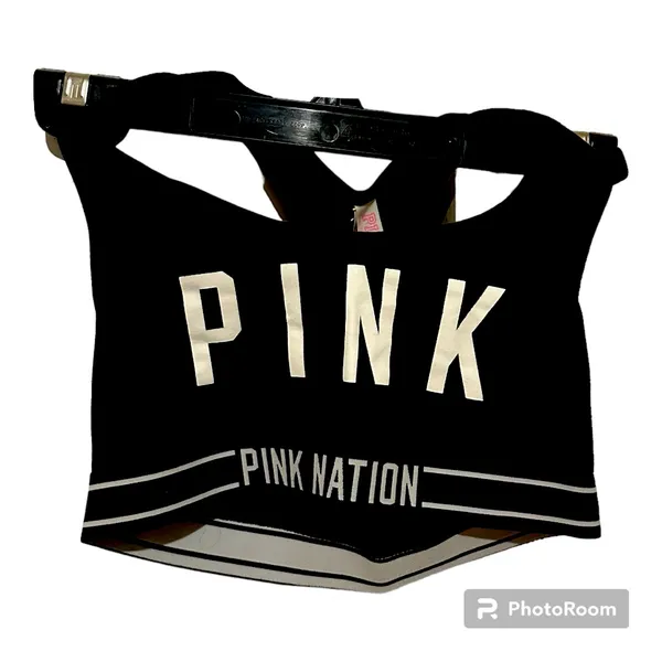 PINK - Victoria's Secret Pink Nation Sports Bra GUC medium - Image 2