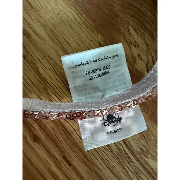 Disney‎ Rose Gold Sequin Minnie Mouse Ears Headband OS - Image 6