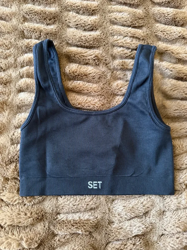 Set Active Ribbed Sports Bra - Image 2