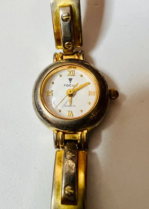 Focus Dainty Silver & Gold  Watch - Image 2