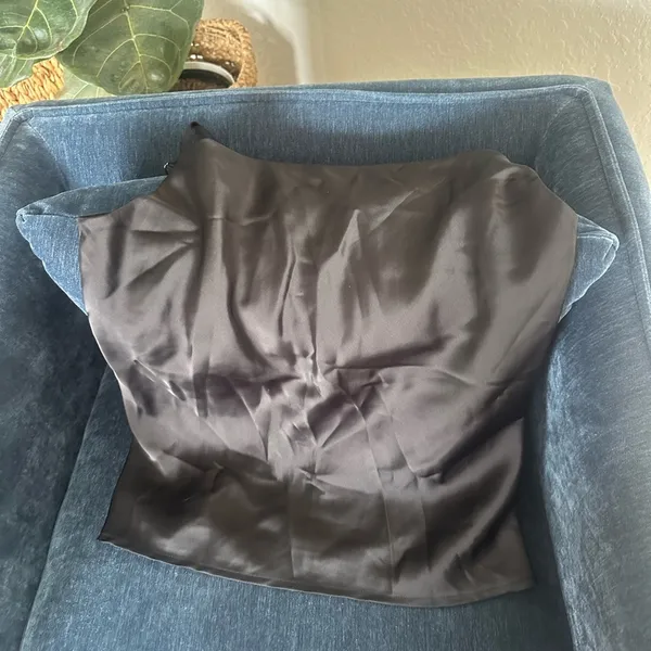 Banana Republic Black Asymmetrical Camisole Top - Image 2