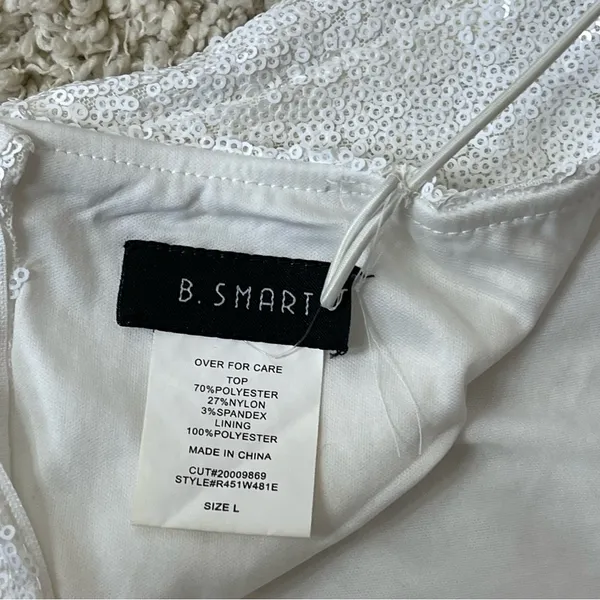 B. Smart White Sequin Ensemble - Image 12
