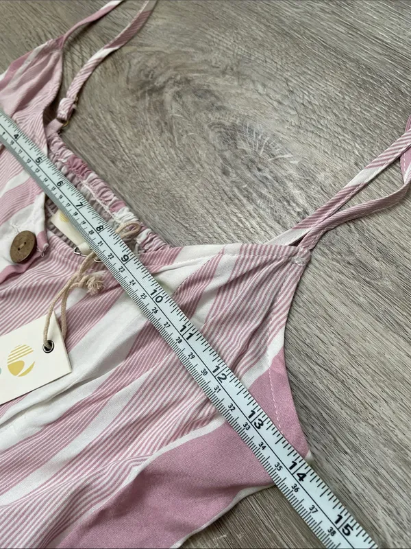 VICI | Nwt pink striped mini dress size small - Image 5
