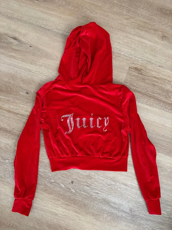 Juicy Couture Red Velour Set - Image 4