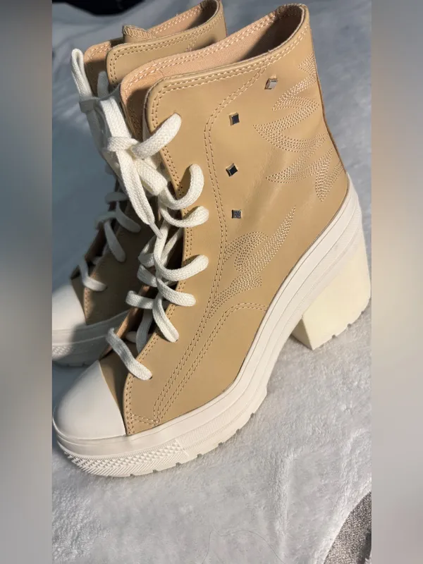 Converse Chuck 70 De Luxe Heel Platform Weatherized Leather NWOB - Image 13