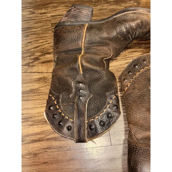 ARIAT Ladies Cowgirl Western Boot Brown distressed Leather Sz 7.5 - Image 7