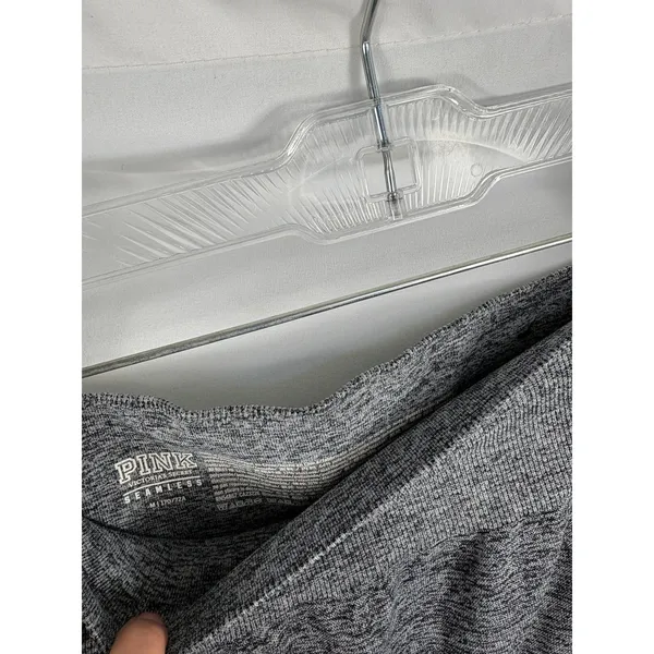 VS PINK Seamless Grey Leggings Size Medium - Image 2