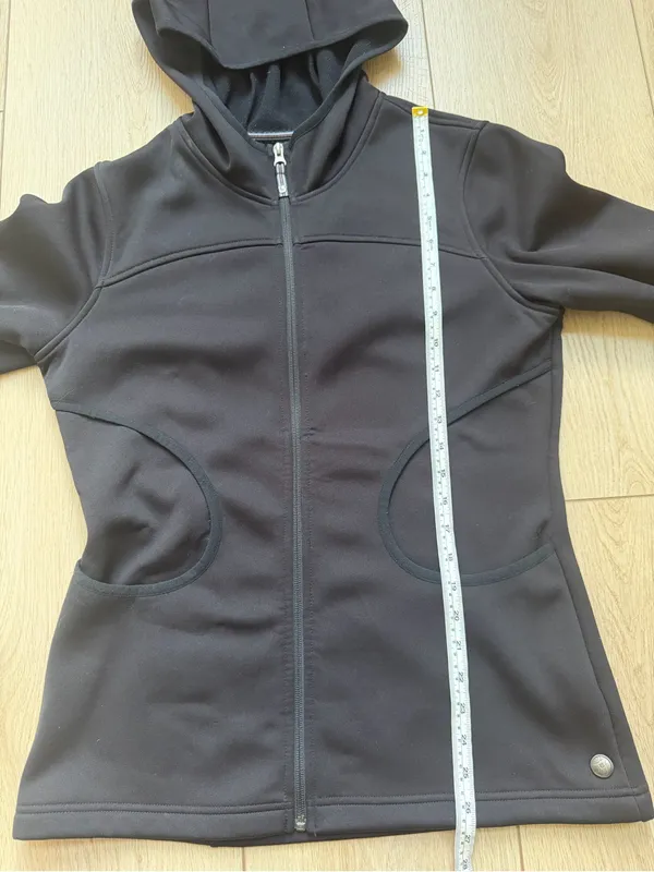 Burton Soft Shell Fleece Lined Black Zip-Up Hoodie Jacket Women’s Size Large - Image 8