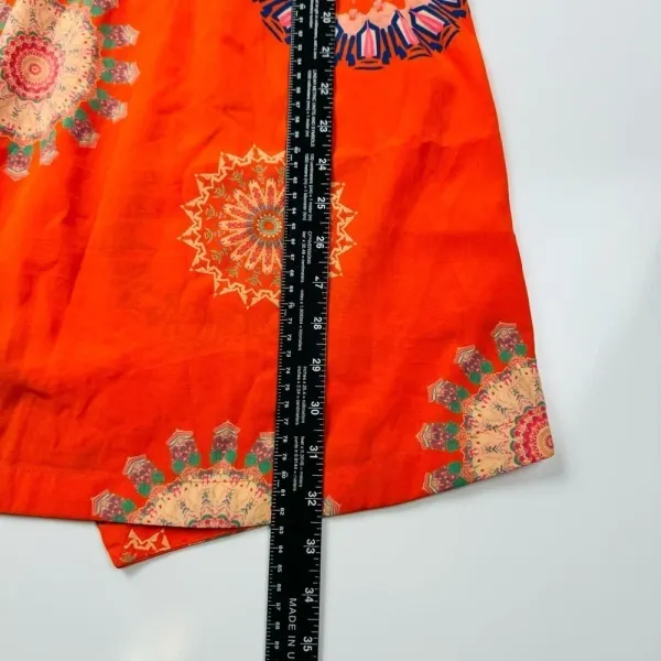 Orange Halter Casual Dress Size‎ Small - Image 8