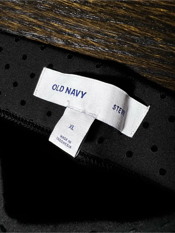 Old Navy Stevie Flocked Black Dot Skinny Leg Pants Size XL - Image 7