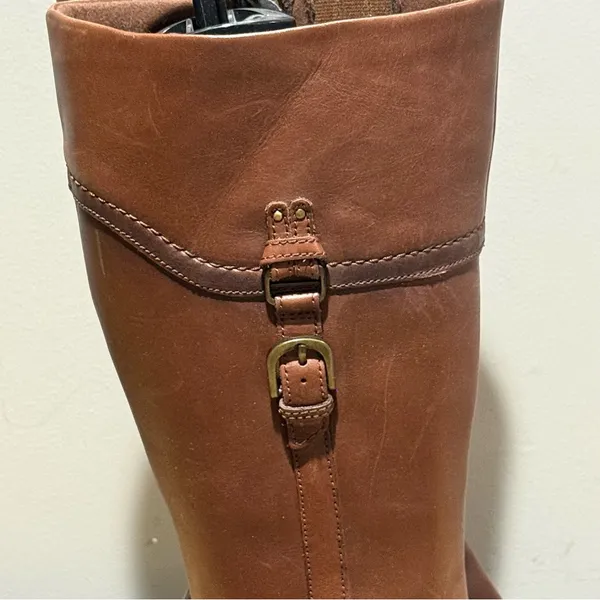 Clarks Leather Ingalls‎ Vicky Calf Boots Size 9 - Image 9