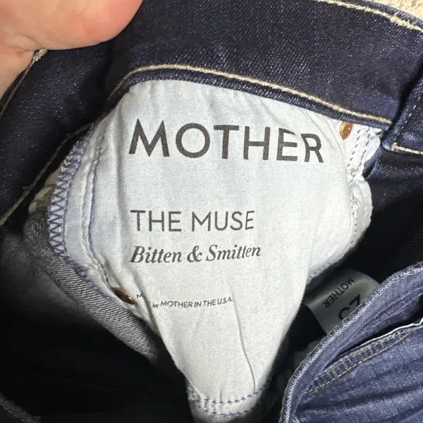 Women's MOTHER 25 The Muse‎ Bitten & Smitten Skinny Jeans Cropped - Image 7