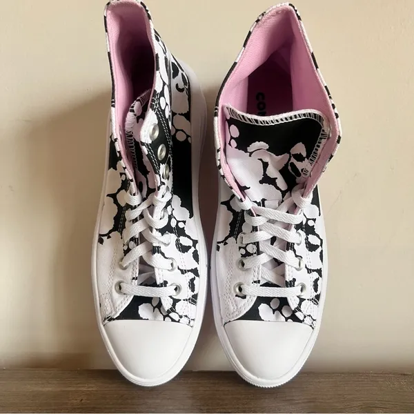 CONVERSE Women’s Chuck Taylor All Star Move Hi Top Shoe Size 10 #225 - Image 7