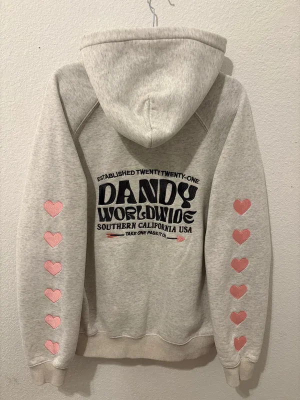 Dandy Worldwide “Heart on My Sleeve” Hoodie - Image 2