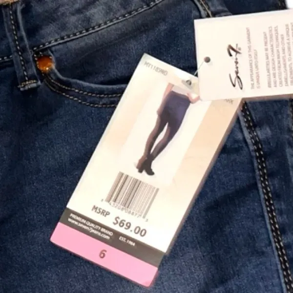 Seven 7 brand skin fit jeans! Nwt! High rise skinny! - Image 8