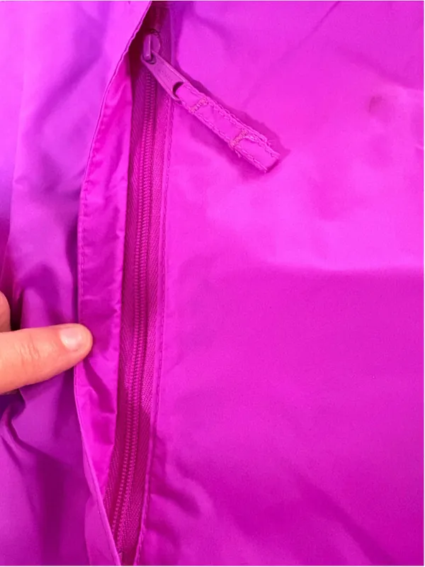 Columbia Purple Full Zip Rain Jacket Size L (21” PTP) - Image 6