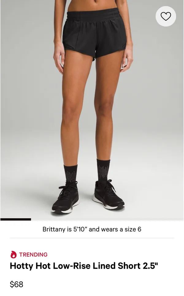 Lululemon Hotty Hot Low-Rise 2.5" Shorts - Image 5