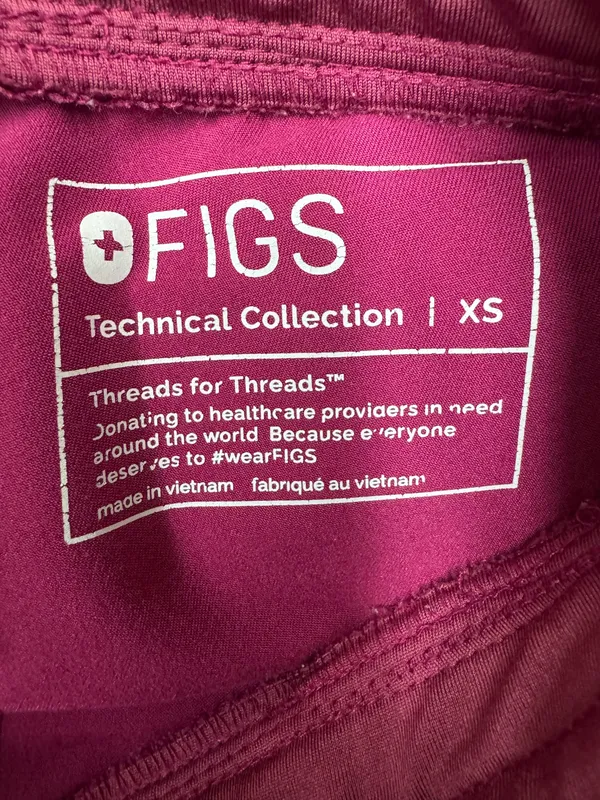 Figs Magenta Colored Zamora Jogger Scrub Pants Size X-Small - Image 4