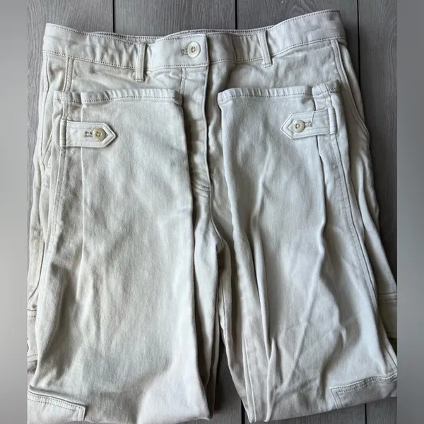 ARITZIA Wilfred Free Modern Cargo Pant in Birch size 16 jeans - Image 4