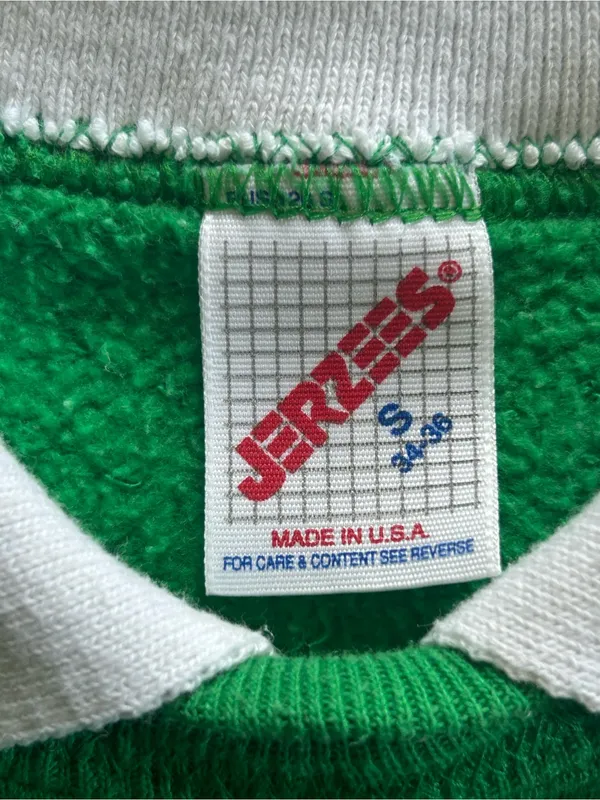 Vintage St. Patrick’s Day Shamrock Pullover Size S Cottage Grandmacore 90s - Image 8