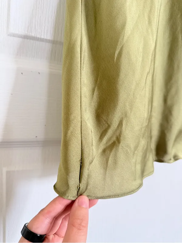 House of CB Myrna Mini Dress in Olive (ALTERED) - Image 8