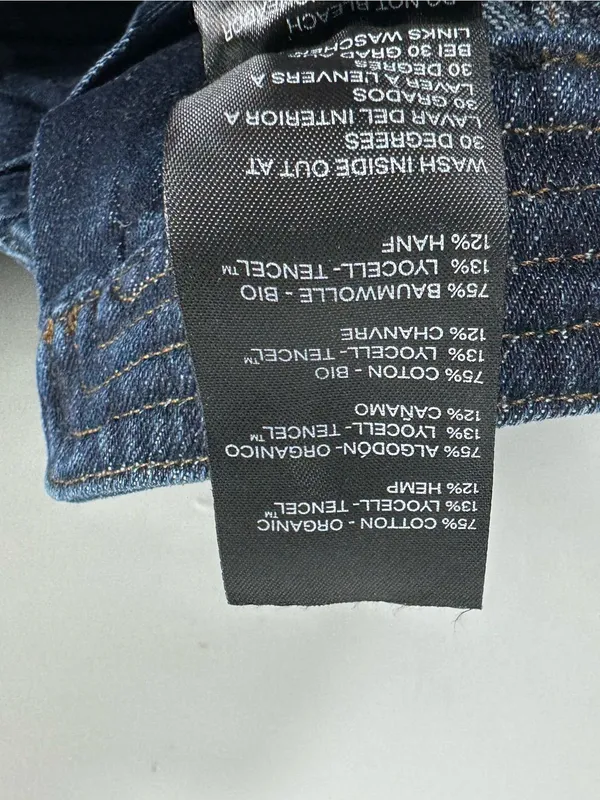 Seventy +‎ Mochi Marie Sailor Jeans 25 High Rise Wide Leg Button Front - Image 11