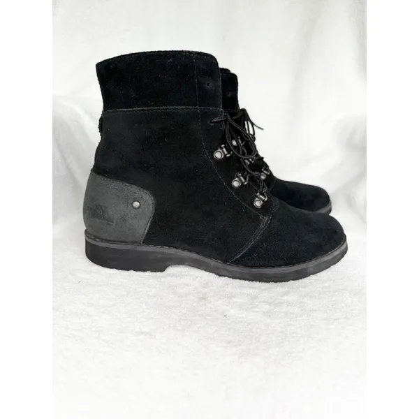 The North Face Ballard Lace II Suede Boots Black Combat Womens 8.5 - Image 4