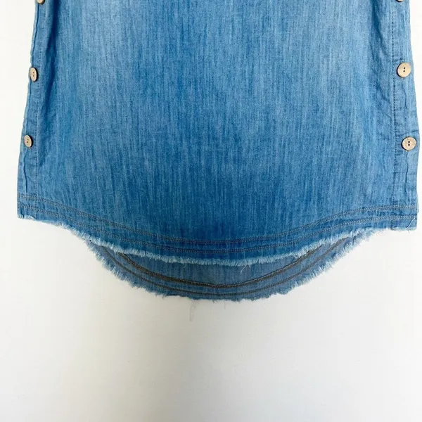 NEW Universal Thread jean Chambray Dress XSMALL blue denim bohom coastal - Image 6