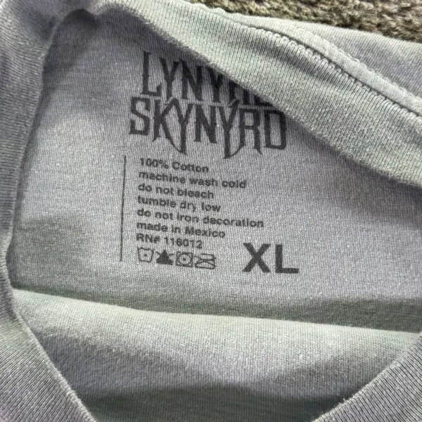 Lynyrd Skynyrd Shirt Womens Sz XL Gray - Image 5
