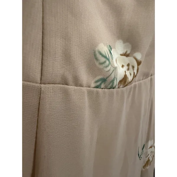 Show Me Your Mumu Floral‎ Maxi Dress Tan Beige XS - Image 7